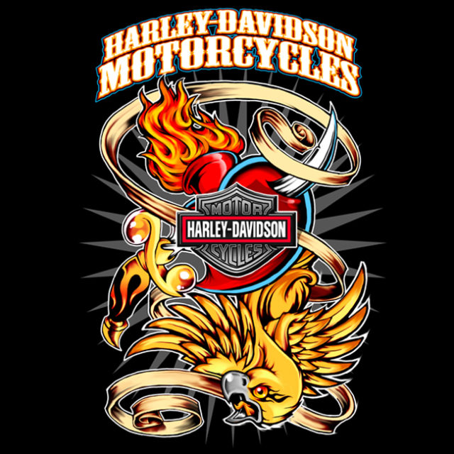 Harley-Davidson Sacred Heart – Eternyl Studios Design Co.